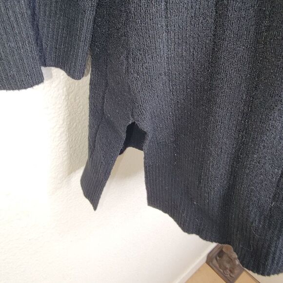 LOGO by Lori Goldstein Rayon Made Bamboo Blend Sweater Large - Picture 4 of 6